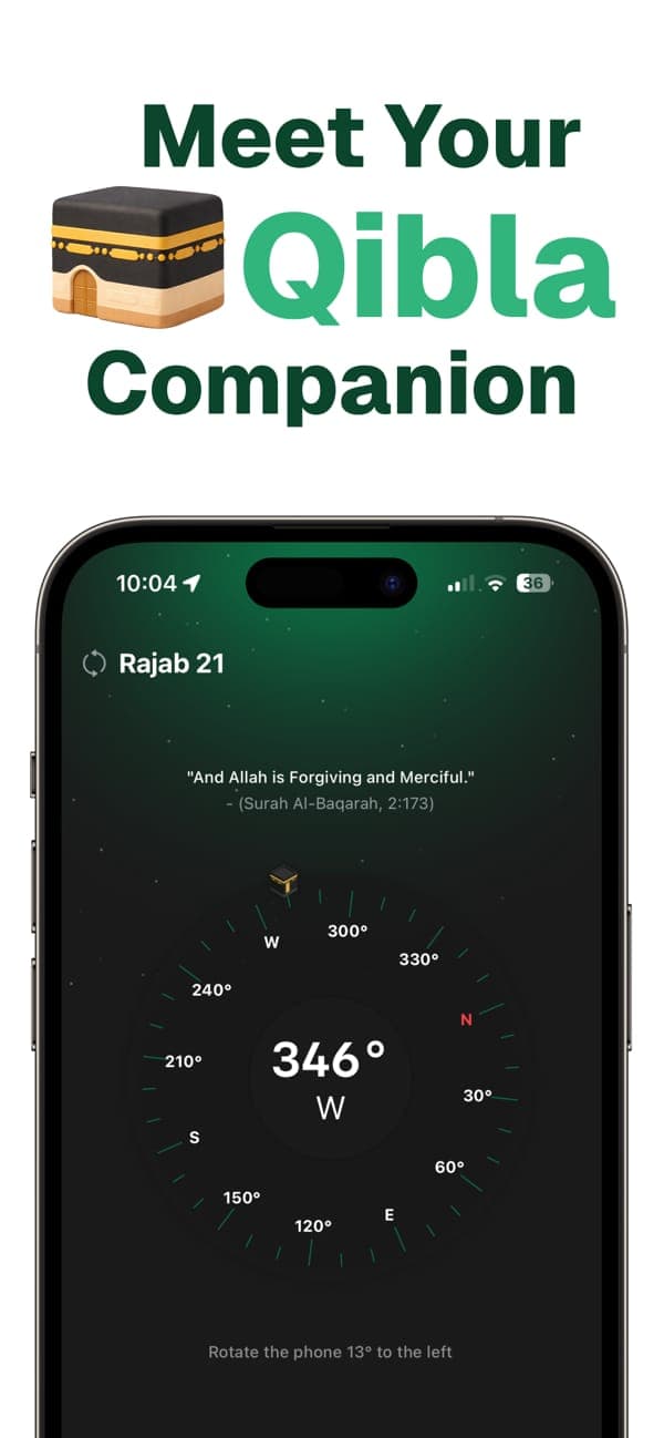 The Qibla: your Qibla companion